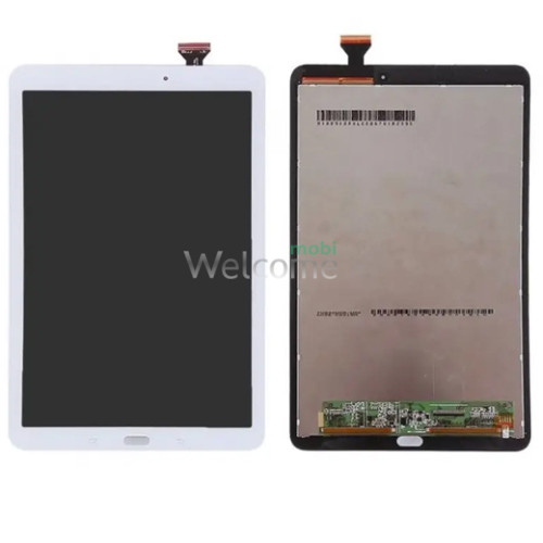 Дисплей до планшету Samsung T560/T561 Galaxy Tab E 9.6 в зборі з сенсором та рамкою white (оригінал переклей)