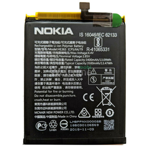 АКБ Nokia 3.1 Plus HE363 (оригинал 100%, тех. упаковка)
