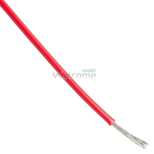 Силиконовый многожильный гибкий провод AWG 22 red (1 метр)