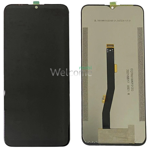 Дисплей Ulefone Note 9P в сборе с сенсором black (оригинал завод)
