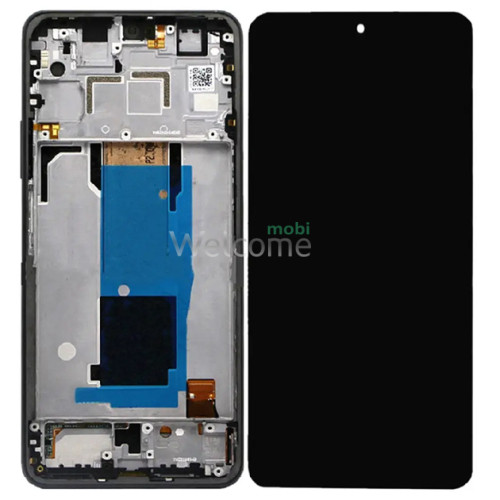 Дисплей Xiaomi Redmi Note 11 Pro 5G China,Redmi Note 11 Pro Plus 5G в сборе с сенсором и рамкой Graphite Gray OLED (original size)