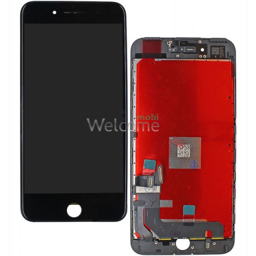 Дисплей iPhone 7 Plus в сборе с сенсором и рамкой black (снятый оригинал) LG
