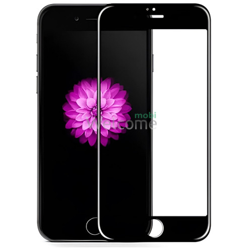 Стекло iPhone 7 Plus,8 Plus 5.5 (Karerte Anti-static, черное) без упаковки