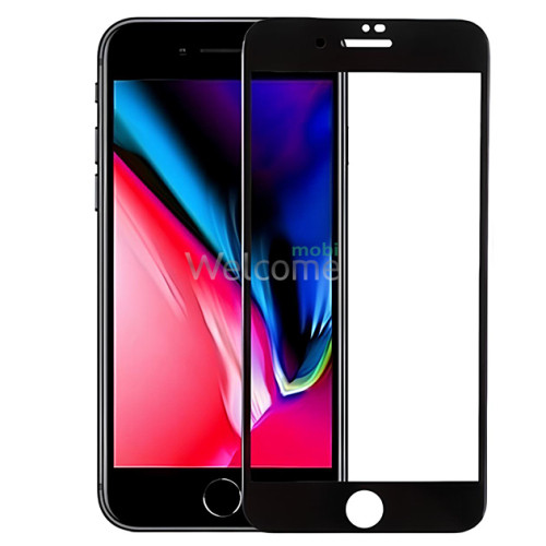Скло iPhone 7/8/SE 2020 4.7 (Karerte Anti-static, чорне) без упаковки