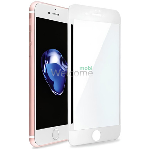 Стекло iPhone 7,8,SE 2020 4.7 (Karerte Anti-static, белое) без упаковки