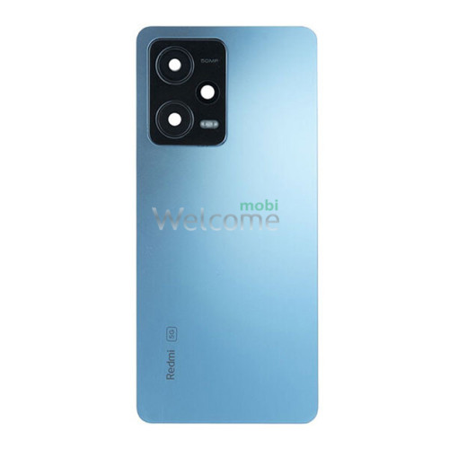 Задняя крышка Xiaomi 12 Pro blue (со стеклом камеры) (Original PRC)