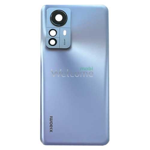 Задняя крышка Xiaomi 12 Pro purple (со стеклом камеры) (Original PRC)