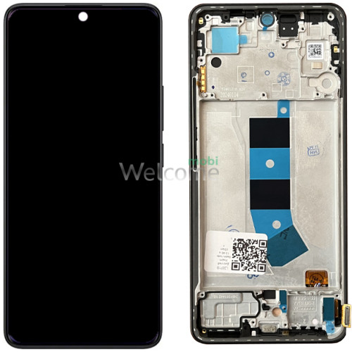 Дисплей Xiaomi Redmi Note 13 4G в сборе с сенсором и рамкой black OLED