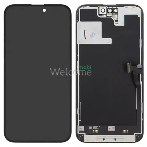 Дисплей iPhone 14 Pro Max в зборі з сенсором та рамкою black (оригінал завод)