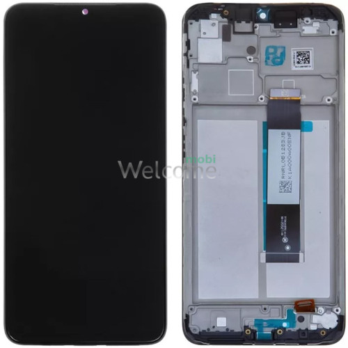 Дисплей Xiaomi Redmi 9 в зборі з сенсором та рамкою Power Black (оригінал завод)