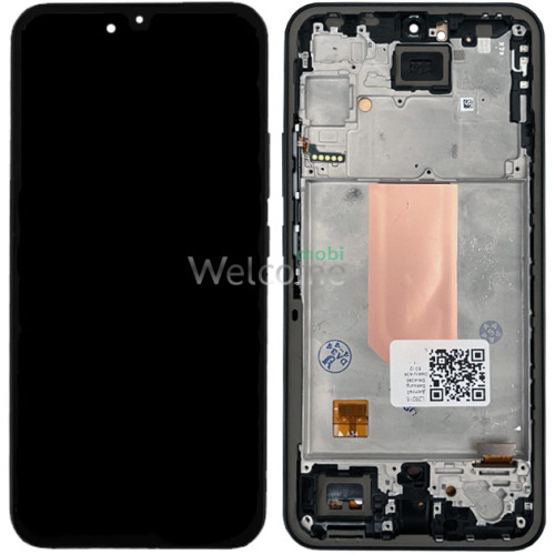 Дисплей Samsung SM-A346 Galaxy A34 5G (2023) в зборі з сенсором та рамкою Awesome Graphite OLED (original size)