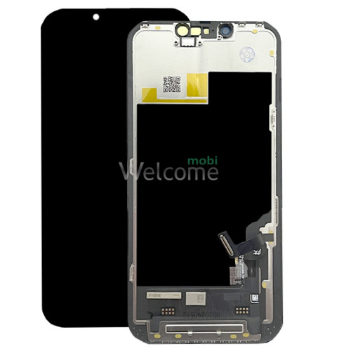 Дисплей iPhone 13 в зборі з сенсором та рамкою black (JK in- cell TFT AAA+) (під заміну IC)