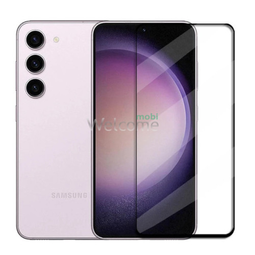 Скло Samsung S711 Galaxy S23 FE (Karerte Anti-static, black) без упаковки