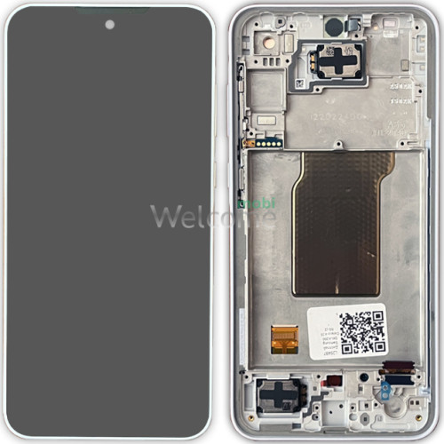 Дисплей Samsung SM-A356 Galaxy A35 5G (2024) в зборі з сенсором та рамкою Awesome Iceblue service orig