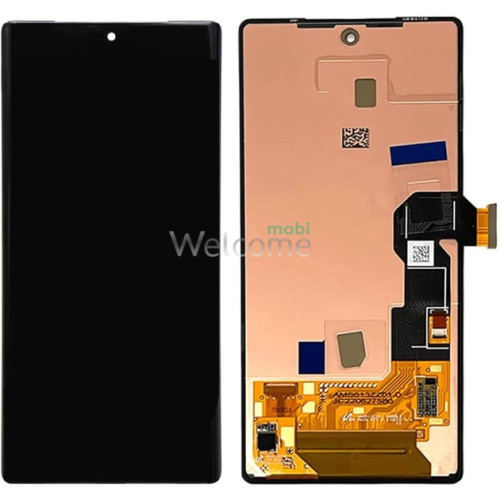 Дисплей Google Pixel 6A в зборі з сенсором та рамкою black OLED