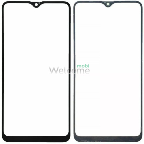 Скло корпусу Samsung A022/A025/A125/M025 Galaxy A02/A02s/A12/M02s з ОСА-плівкою black (160.5x72мм)