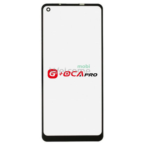 Скло корпусу G + OCA Pro Samsung A217 Galaxy A21s 2020 з ОСА-плівкою, black