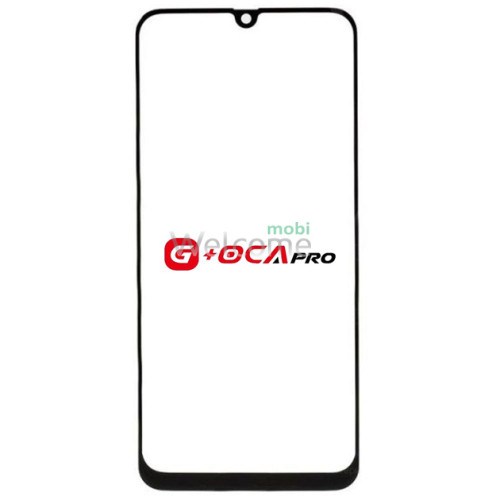 Скло корпусу G + OCA Pro Samsung A305/A505/M215/M217/M305 Galaxy A30/A50/M21/M21s/M30 з OCA-плівкою, black