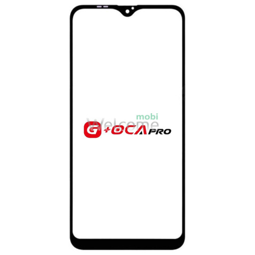 Скло корпусу G + OCA Pro Samsung A107 Galaxy A10s 2019 з OCA-плівкою, black