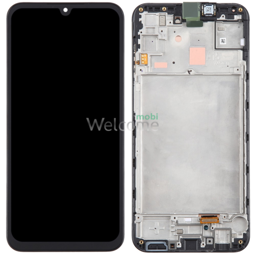 Дисплей Samsung SM- A155/ A156 Galaxy A15 4G/ 5G 2023 в зборі з сенсором та рамкою black service orig