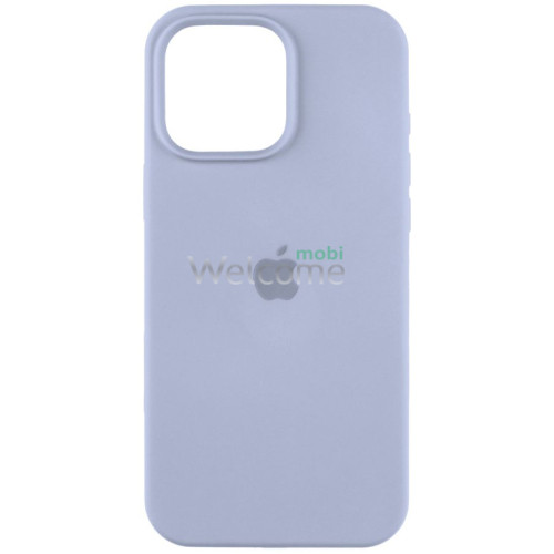 Silicone case for iPhone 16 Pro Max ( 5) lilac (закритий низ)