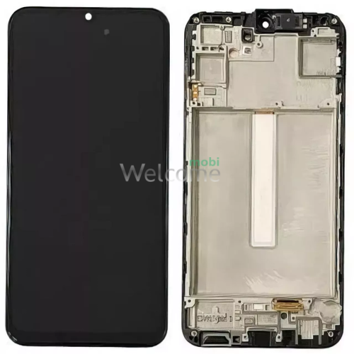 Дисплей Samsung SM-M346 Galaxy M34 5G 2023 в сборе с сенсором и рамкой black (оригинал переклей)