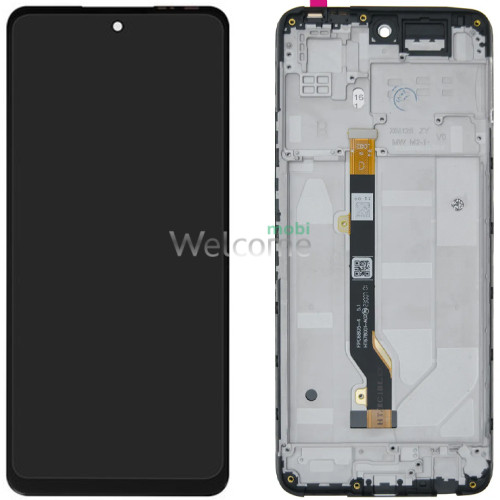 Дисплей Infinix Hot 11S в сборе с сенсором и рамкой black