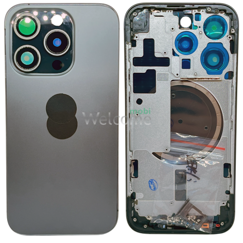 Корпус iPhone 15 Pro black titanium (оригинал) А+