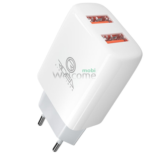 МЗП Ridea RW-21011 Element Duo 2USB 2.1 A white