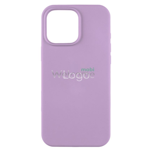 Silicone case for iPhone 16 Pro (39) elegant purple (закритий низ)