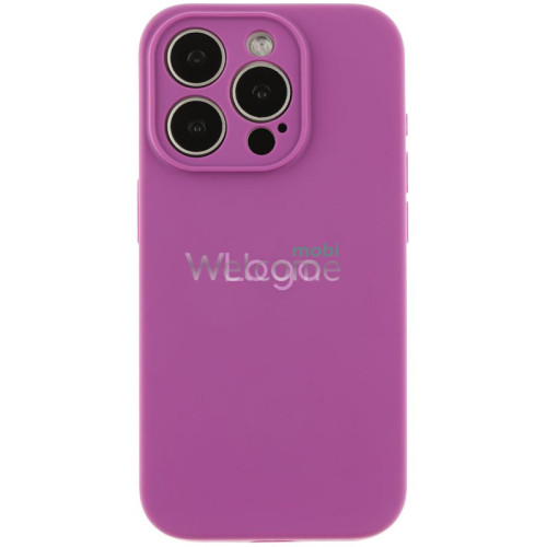 Silicone case for iPhone 16 Pro (43) grape (закритий низ)