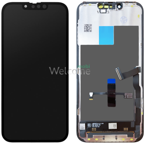 Дисплей iPhone 13 Pro в зборі з сенсором та рамкою black (JK in- cell TFT) (під заміну IC)