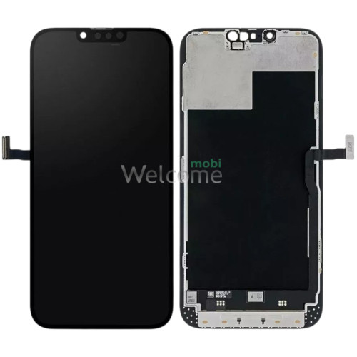 Дисплей iPhone 13 Pro Max в зборі з сенсором та рамкою black (JK in- cell TFT) (під заміну IC)