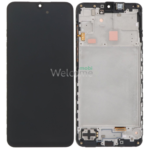 Дисплей Samsung SM-A166 Galaxy A16 5G 2024 в зборі з сенсором та рамкою black service orig