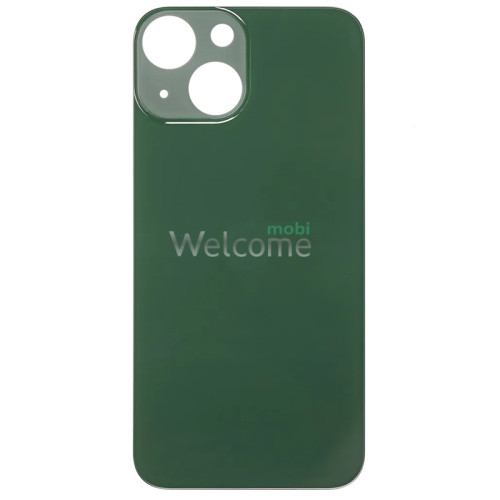 Задняя крышка (стекло) iPhone 13 mini green (big hole)