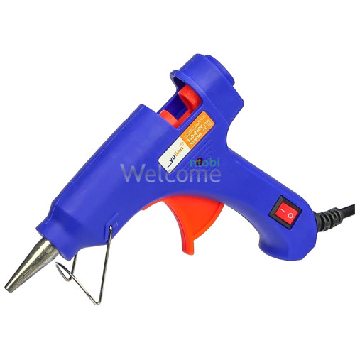 Термоклейовий пістолет Yulian YL- 266 (220V, 20W, сопло d=2mm, клей d=7mm)