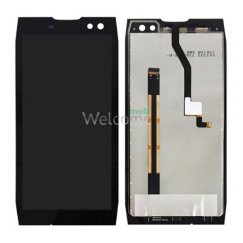 Дисплей Doogee S50 Pro в зборі з сенсором та рамкою black Original PRC