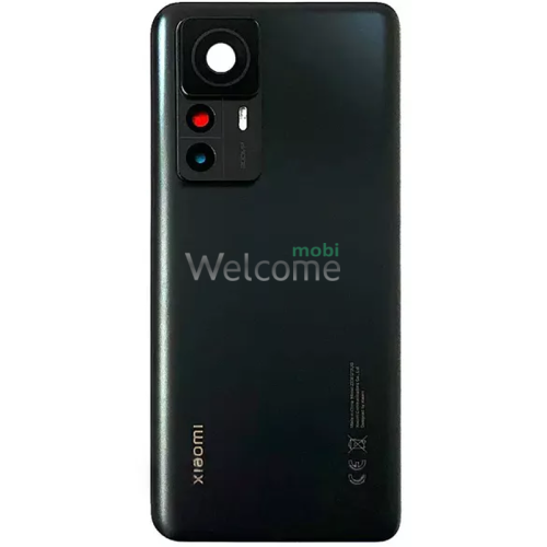 Задняя крышка Xiaomi 12T,12T Pro black (со стеклом камеры) (Original PRC)
