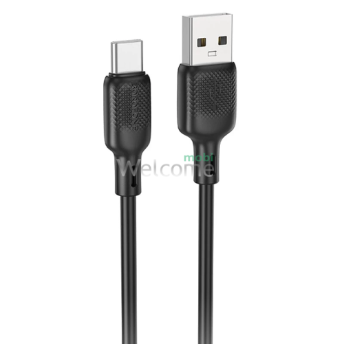 USB кабель Borofone BX113 Silicone, Type-C 3A белый