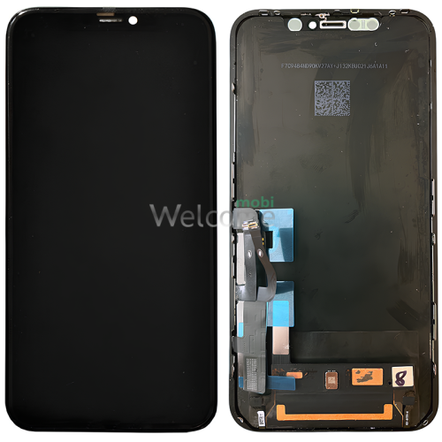 Дисплей iPhone 11 в зборі з сенсором та рамкою black (оригінал переклей) (без мікросхеми)