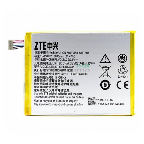 АКБ ZTE Blade X9/ G719C/ N939St/ Blade S6 Lux Q7/ -C/ V5 Pro (Li3830T43P6h856337) (оригінал 100%, тех. упаковка)