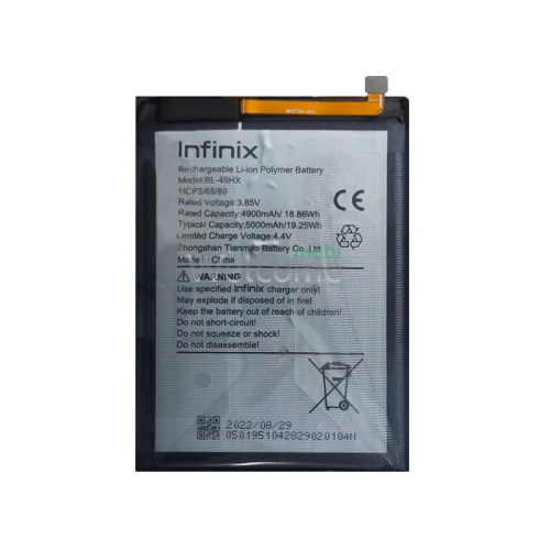 АКБ Infinix Hot 30i/Note 30i (BL-49NX) (оригінал 100%, тех. упаковка)