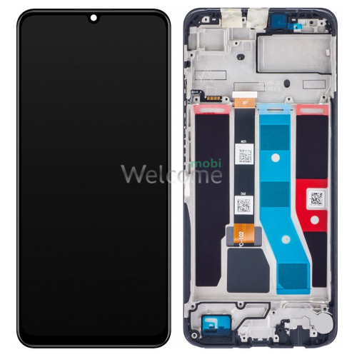 Дисплей Realme C51 в зборі з сенсором та рамкою black
