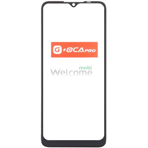 Скло корпусу G + OCA Pro Nokia G22/Nokia C32 з OCA-плівкою, black