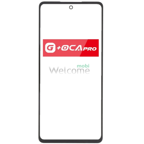 Скло корпусу G + OCA Pro Samsung G780 Galaxy S20 FE з OCA-плівкою, black
