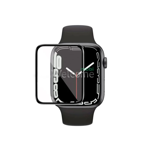 Захисна плівка Apple Watch 46 mm (0.2 мм, 3D чорна) Polycarbone