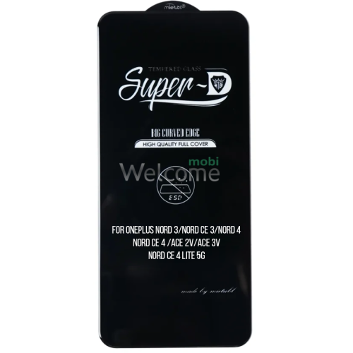 Скло ONEPLUS Nord 3/Nord CE 3/Nord 4/Nord CE 4 /Ace 2V/Ace 3V/Nord CE 4 Lite 5G (Mietubl Super-D, black) без упаковки
