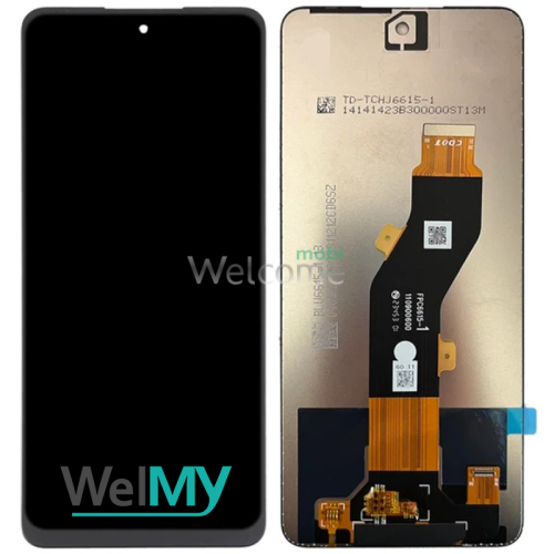 Дисплей Tecno Spark 20 (KJ5n)/ Spark 20C (BG7n)/ Spark Go 2024 (BG6)/ Infinix Hot 40i (X6528) в зборі з сенсором black (Welmy)