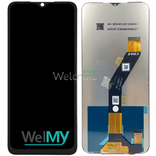 Дисплей Tecno Spark 10/ Spark 10C в зборі з сенсором black (Welmy)