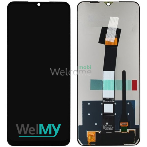 Дисплей Xiaomi Redmi 10C/ Poco C40 в зборі з сенсором Graphite Gray (Welmy)